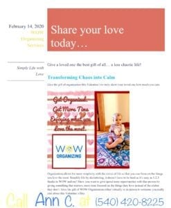 Full Valentine’s Day blog post from WOW Organizing